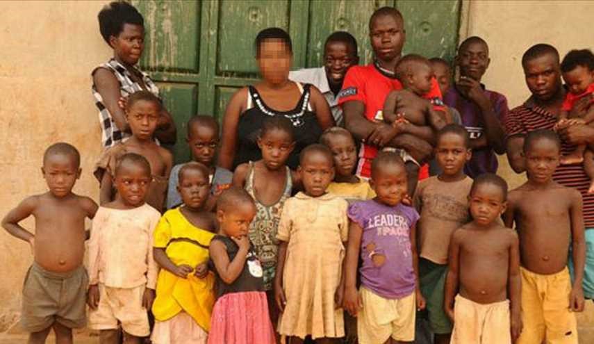 في أوغندا .. زوجة عمرها 37 عاماً لديها 38 طفلاً!