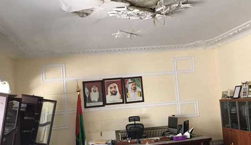 شاهد: مبني سفارة الإمارات في كابول إثر الهجوم الإرهابي