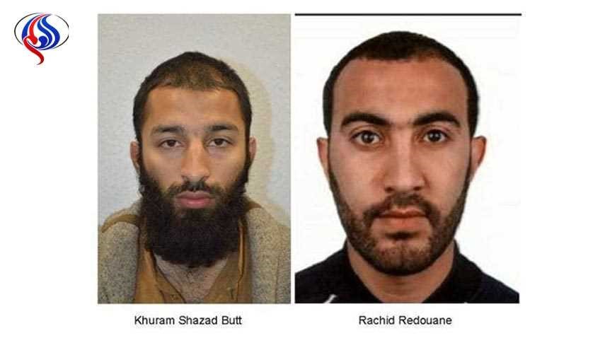انگلیس هویت دو نفر از مهاجمان لندن را اعلام کرد