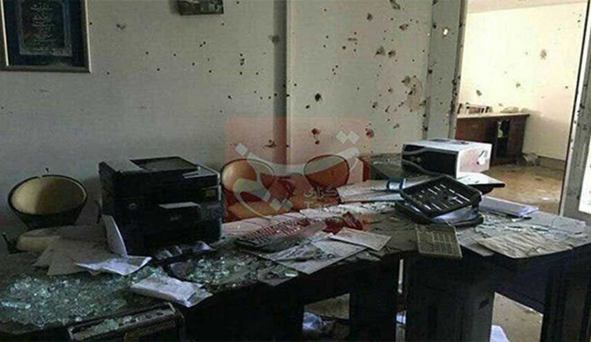 دفتر کار یک نماینده پس از حادثه تروریستی