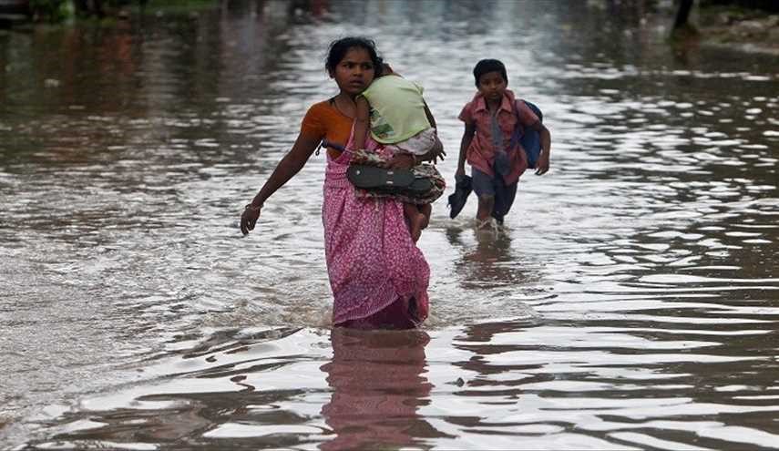 مصرع 16 شخصا بسبب الأمطار الغزيرة في الهند