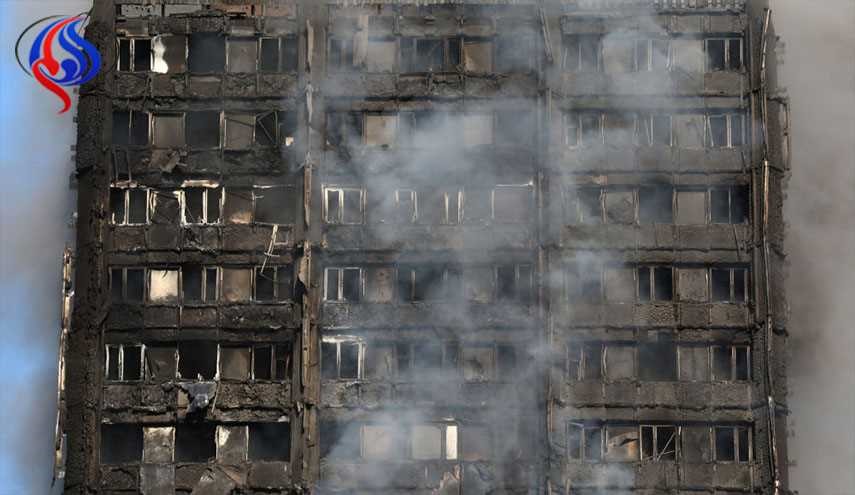 افزایش شمار قربانیان آتش سوزی در لندن به 70 نفر