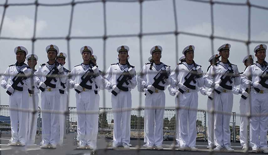 تمرین مشترک ناوهای نیروی دریایی ارتش ایران و چین