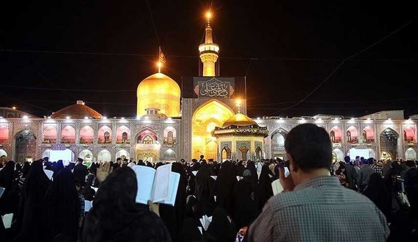 احياء ليالي القدر في الروضة الرضوية المقدسة في مدينة مشهد