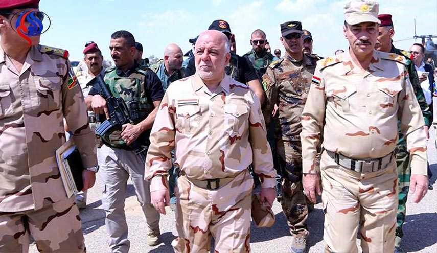 العبادي يزور قيادة العمليات المشتركة ويطلع على مجريات معركة الموصل