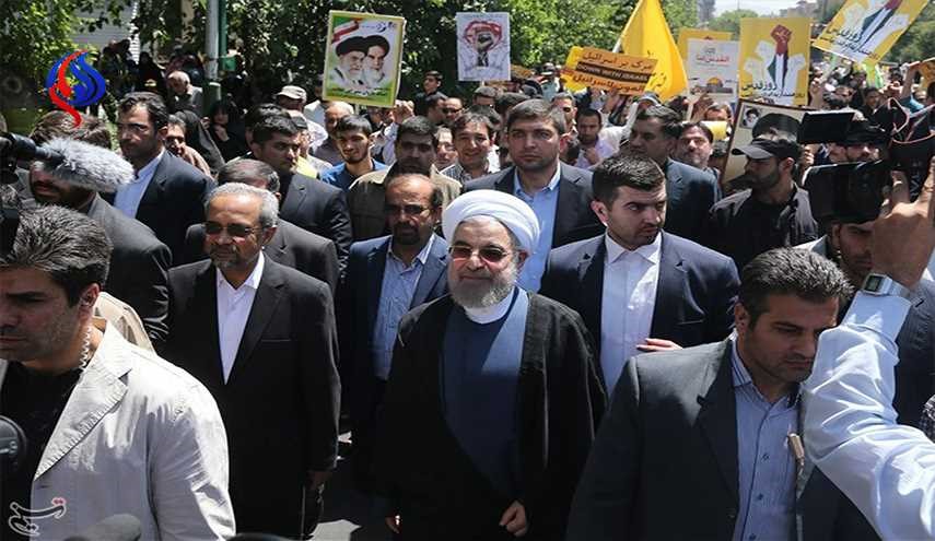 الرئيس روحاني: رسالة شعبنا لأميركا انه ماض على طريقه الذي اختاره