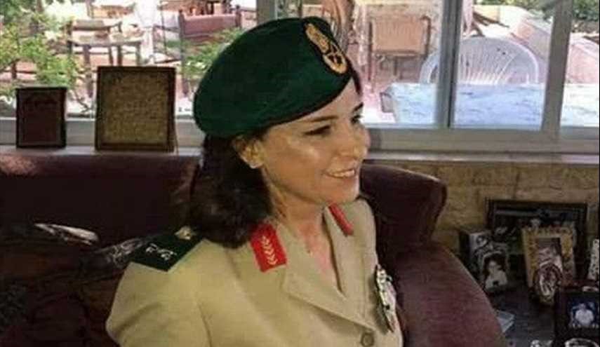 درجه سرلشکری به زن نظامی سوریه ای اعطاء شد