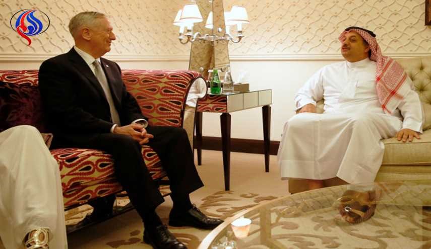 تماس تلفنی وزیر دفاع آمریکا با همتای قطری