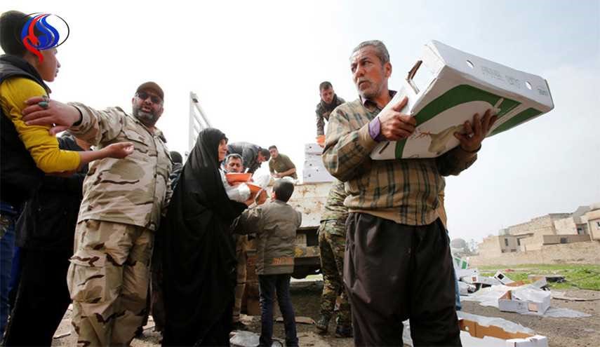 الكويت ترسل 75 طنا مساعدات غذائية إلى الموصل