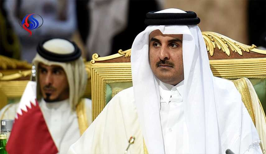 امیر قطر بالاخره آفتابی شد + تصاویر