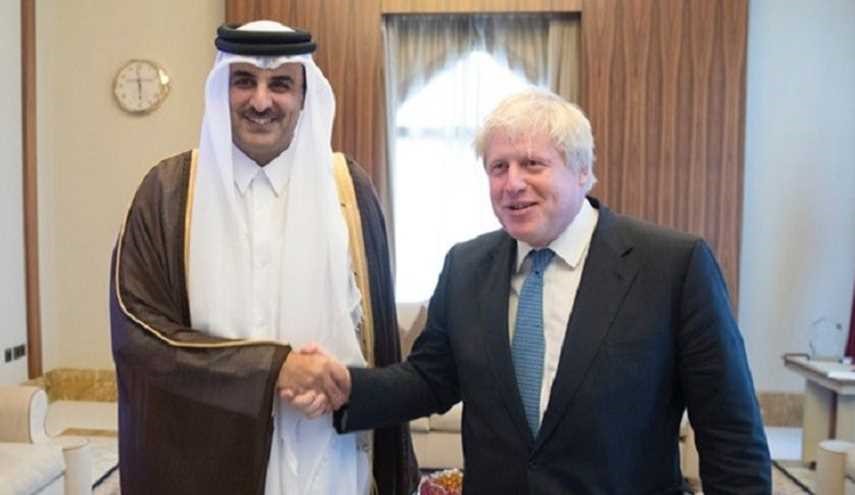 أمير قطر يلتقي وزير خارجية بريطانيا في الدوحة