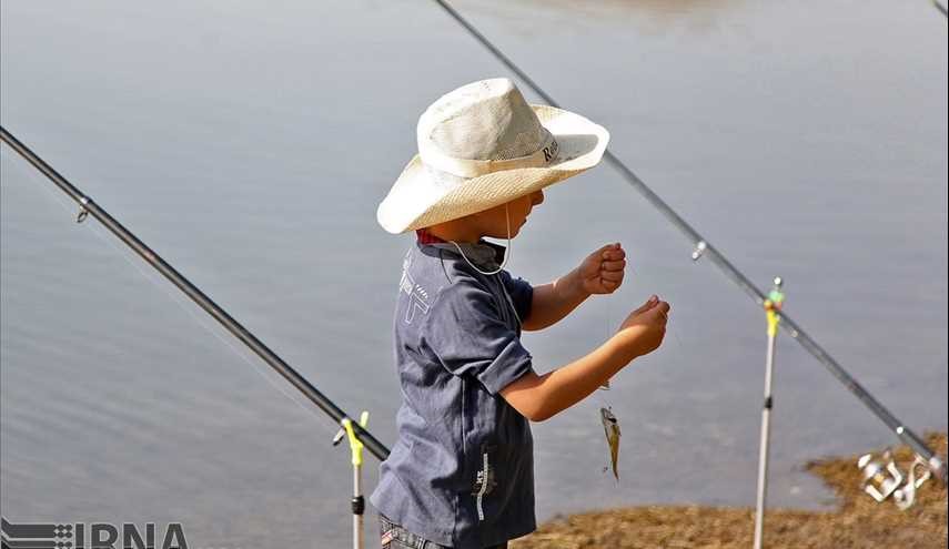 Summertime recreational fishing festival