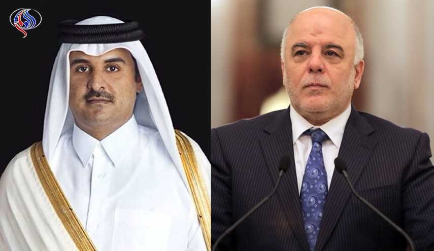 أمير قطر للعبادي: تحرير الموصل انتصار لكل العرب وفرحة دائمة للعراق