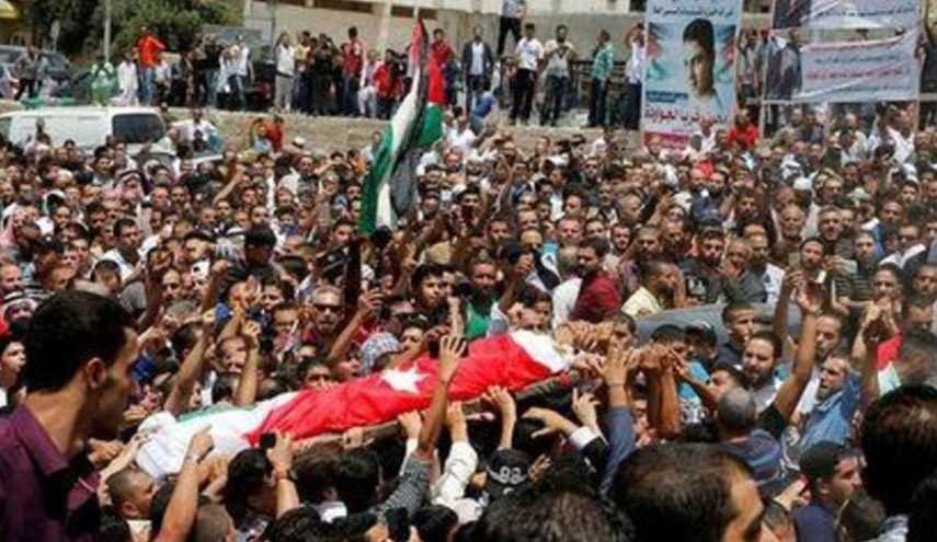 الاردن... احتجاج ضد الاحتلال خلال تشييع جنازة شاب قُتل بالسفارة الإسرائيلية
