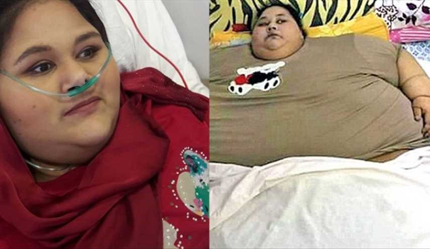 شاهد.. إيمان عبد العاطي أسمن امرأة في العالم بعد التغيير الجذري في وزنها