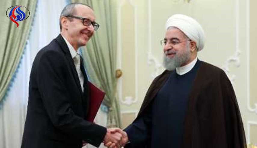 الرئيس روحاني: ايران ترحب بتعزيز العلاقات مع اوروبا