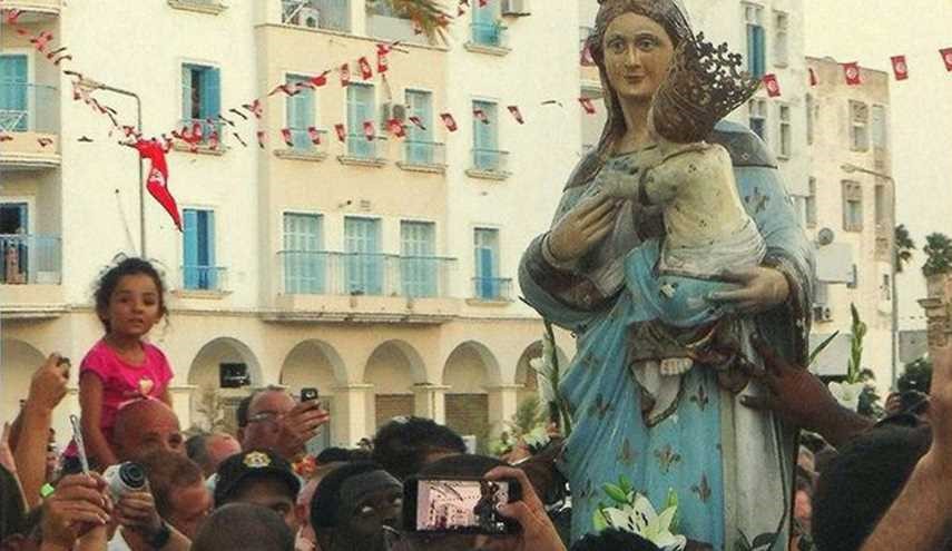 تمثال عذراء إيطاليا يعود إلى تونس
