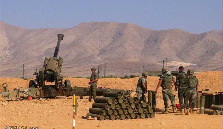 العملية العسكرية للجيش اللبناني ضد مسلحي داعش التكفيري في الحدود مع سوريا