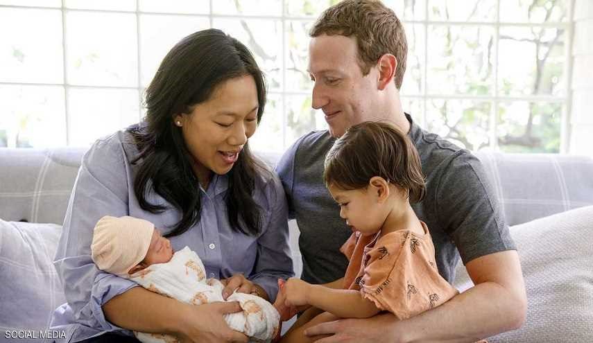 مؤسس فيسبوك يطلق اسما غير مألوف على مولودته