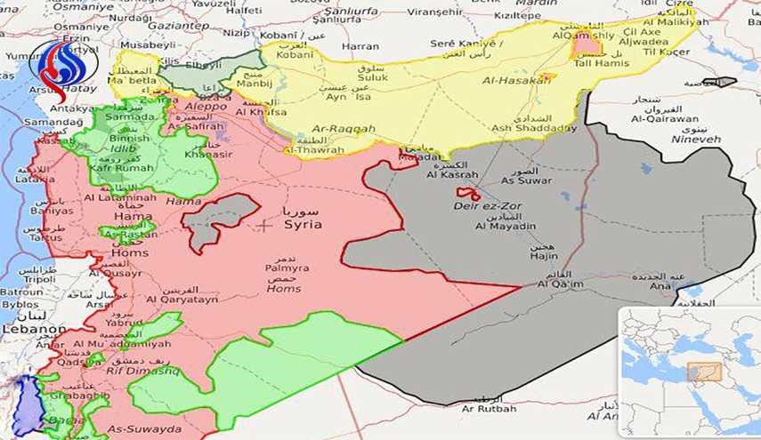 احدث الخرائط : الجيش السوري يسيطر على اكثر من نصف سوريا !!
