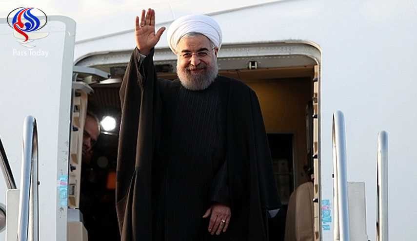 الرئيس الايراني يتوجه الى كازاخستان