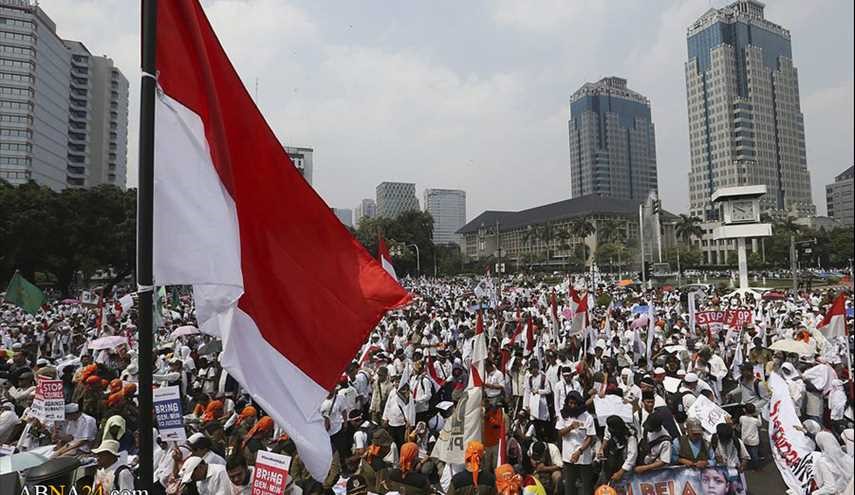 تظاهرات واسعة في إندونيسيا ضد التطهير العرقي لمسلمي ميانمار