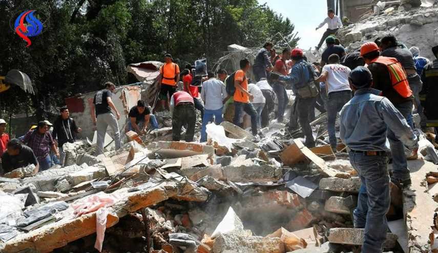 عشرات القتلى والجرحى بزلزال قوي ضرب المكسيك