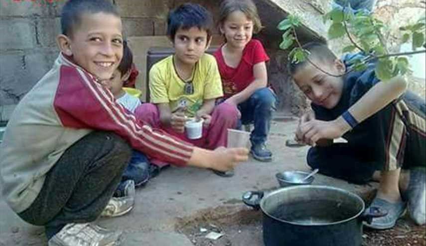 الاطفال  المظلومين ومعاناتهم في الفوعة وكفريا السوريتين