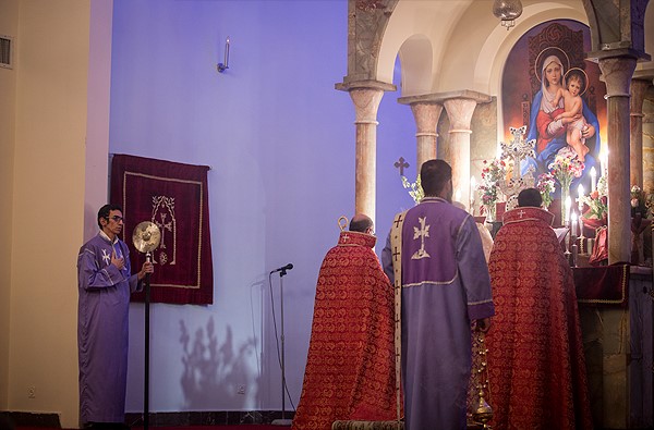 سال نو میلادی در کلیسا سرکیس مقدس | تصاویر