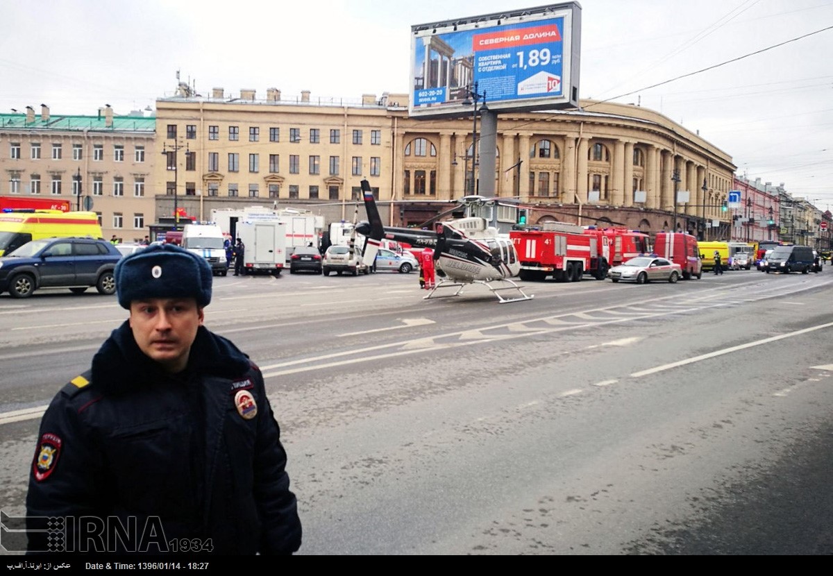 انفجار در مترو سنت پترزبورگ روسیه/ تصاویر