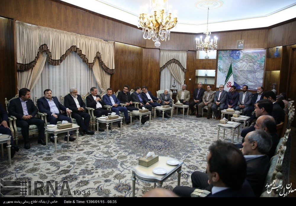 دیدار نوروزی جهانگیری با مدیران دستگاه های اجرایی | تصاویر