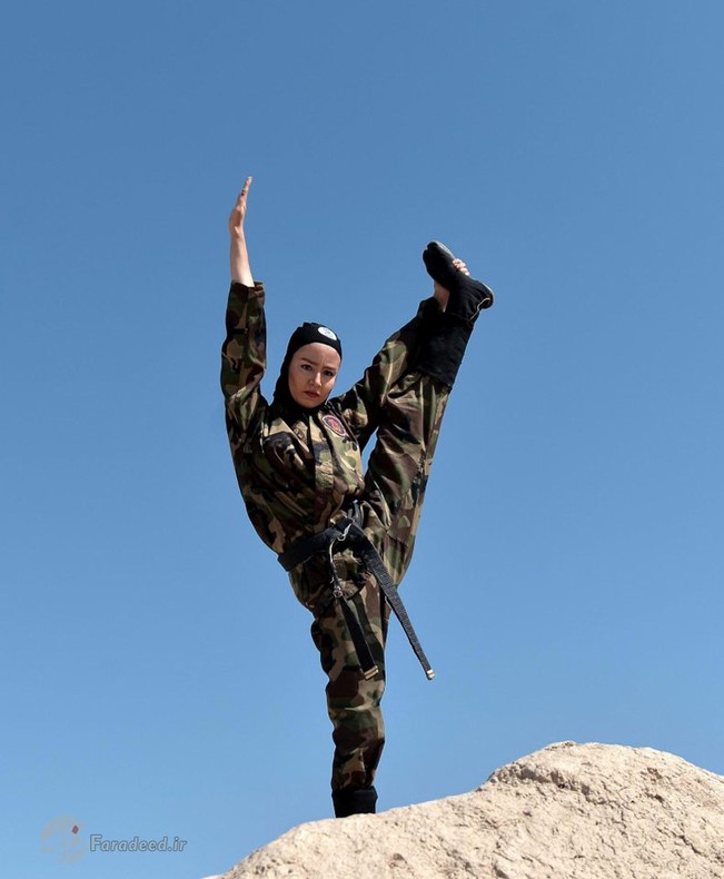 بازتاب خارجی بانوان نینجای ایران | تصاویر