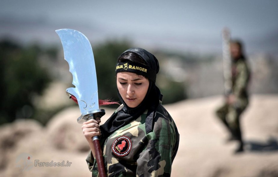 تصاویر زنان نینجای ایران در نشریه اروپایی