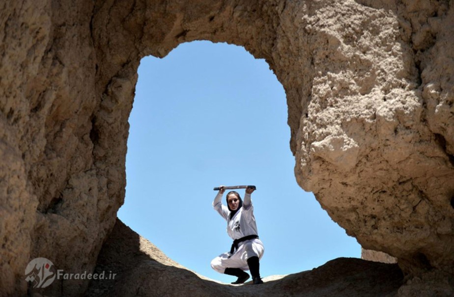 تصاویر زنان نینجای ایران در نشریه اروپایی