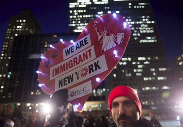 Protestors Rally Against Donald Trump's Immigration Policies in New ...