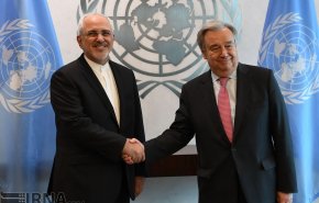 دیدار ظریف با دبیرکل سازمان ملل متحد
