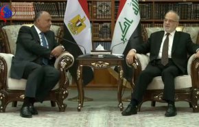 دیدار وزیران امور خارجه عراق و مصر در بغداد