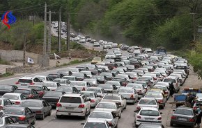 ترافیک سنگین در محورهای مازندران 