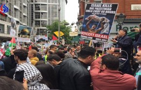 تظاهرات ضد اسرائیلی مسلمانان، یهودیان و مسیحیان در واشنگتن