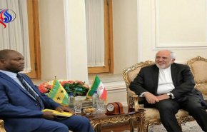 دیدار ظریف با وزیر خارجه سائوتومه و پرینسپ