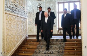 دیدار مهمانان خارجی مراسم تحلیف با محمدجواد ظریف

