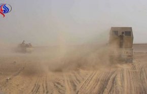 انهدام خودروی  داعش در مرز عراق و سوریه