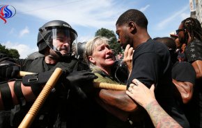 تشدید تنش بین نژادپرستان و مخالفان در آمریکا