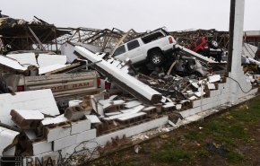 خسارت های توفان هاروی در آمریکا

