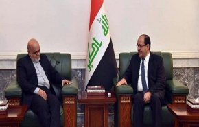 دیدار نوری مالکی با سفیر ایران در عراق