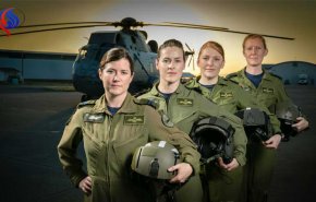 از امروز ... زنان در نیروی هوایی انگلیس مانند مردان می شوند