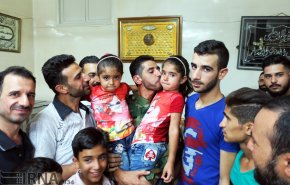استقبال از «حسین سکاف»اسیر آزاد شده از چنگ تروریست ها