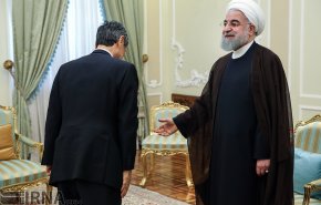 دیدار فرستاده ویژه نخست وزیر ژاپن با روحانی + تصاویر