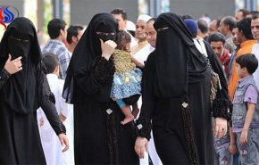 حضور زنان سعودی در مراسم روز ملی عربستان