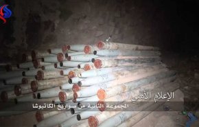 کشف 150 موشک از مخفی گاه مزدوران سعودی در شهر "ارحب" یمن